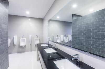 Finished Bathroom with Modern Design